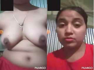 Unseen Today Exclusive Desi Babe Video Call Clip